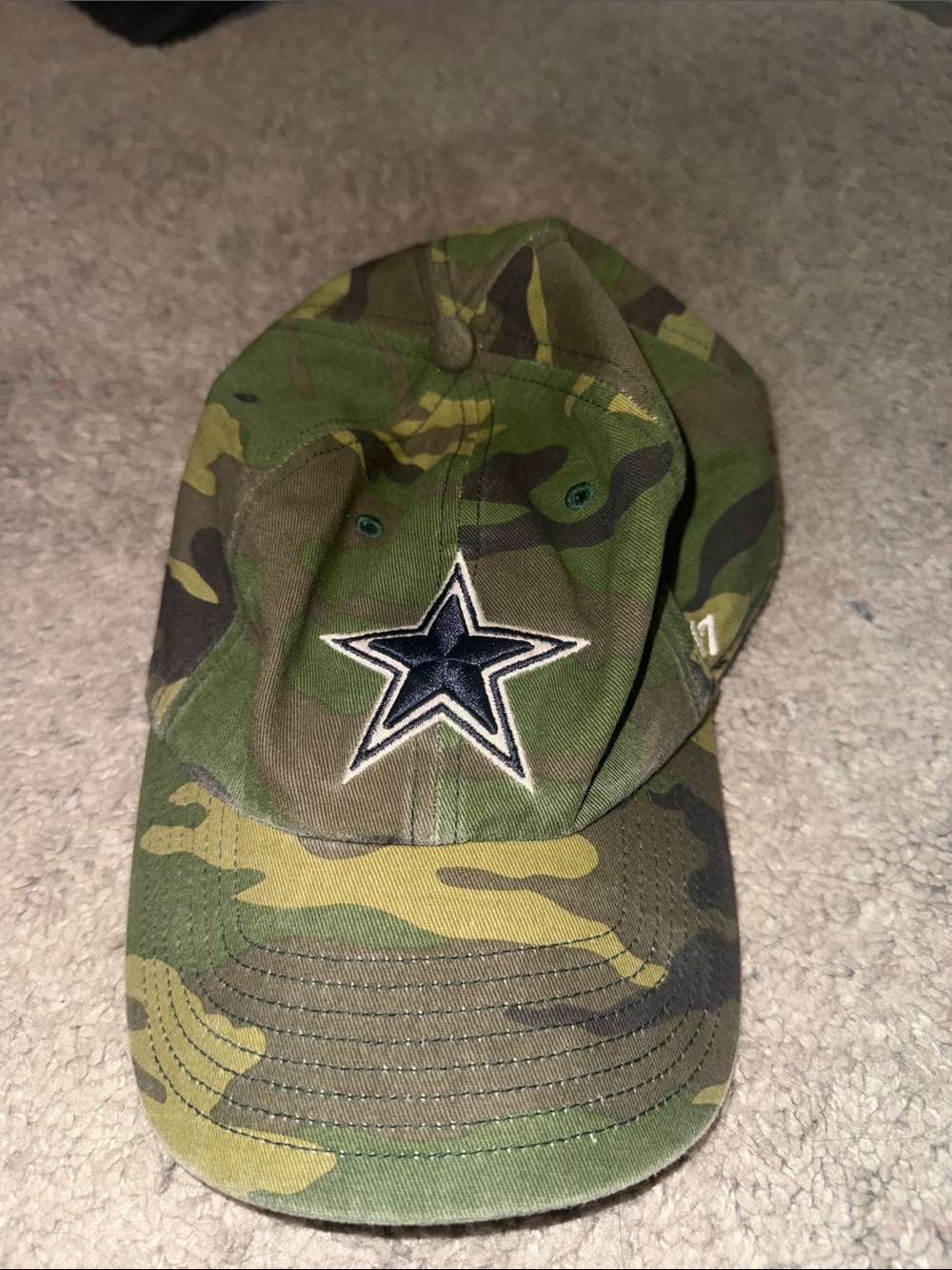 Cowboys camo hat